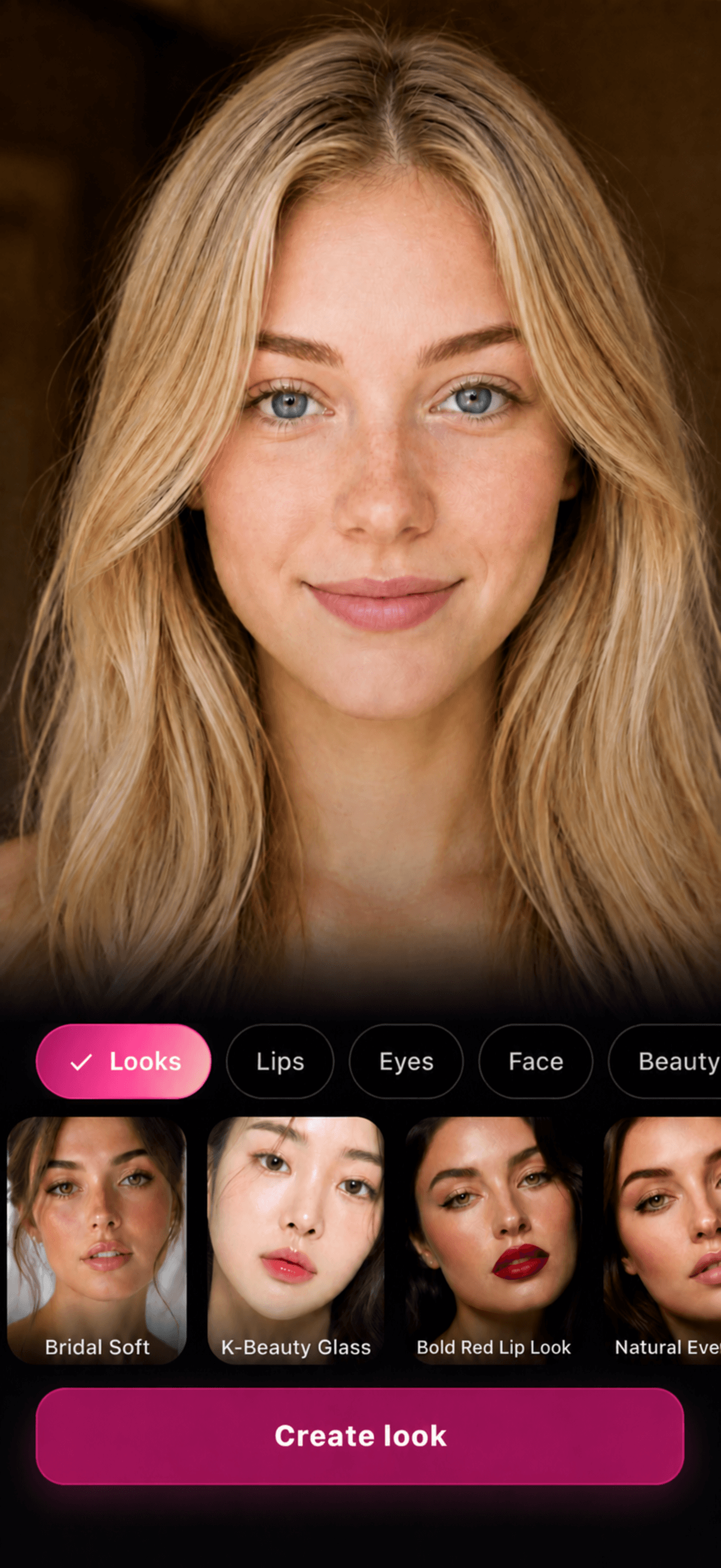 MaqAI app interface preview: Looks
