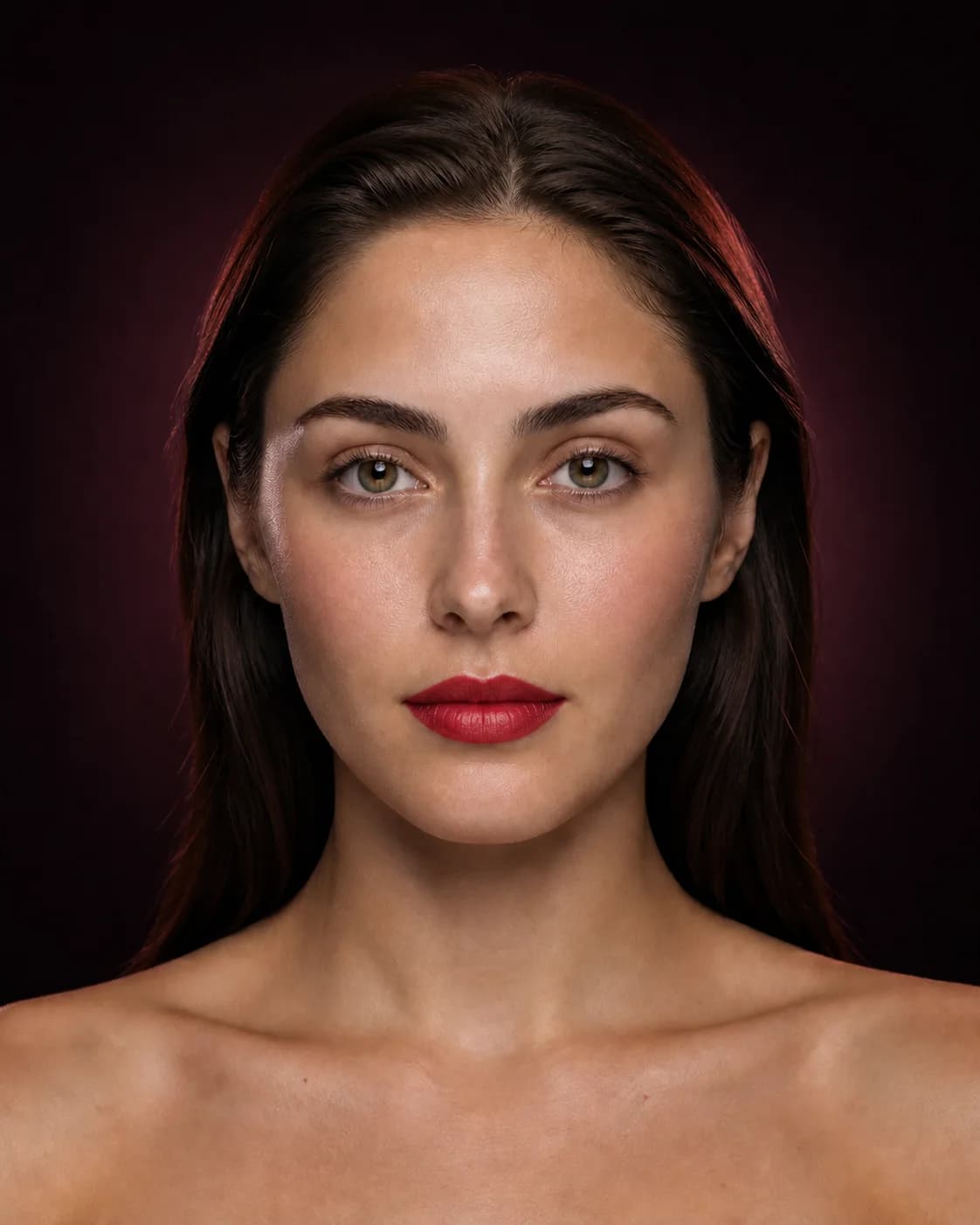 Bold Red Lip makeup direction