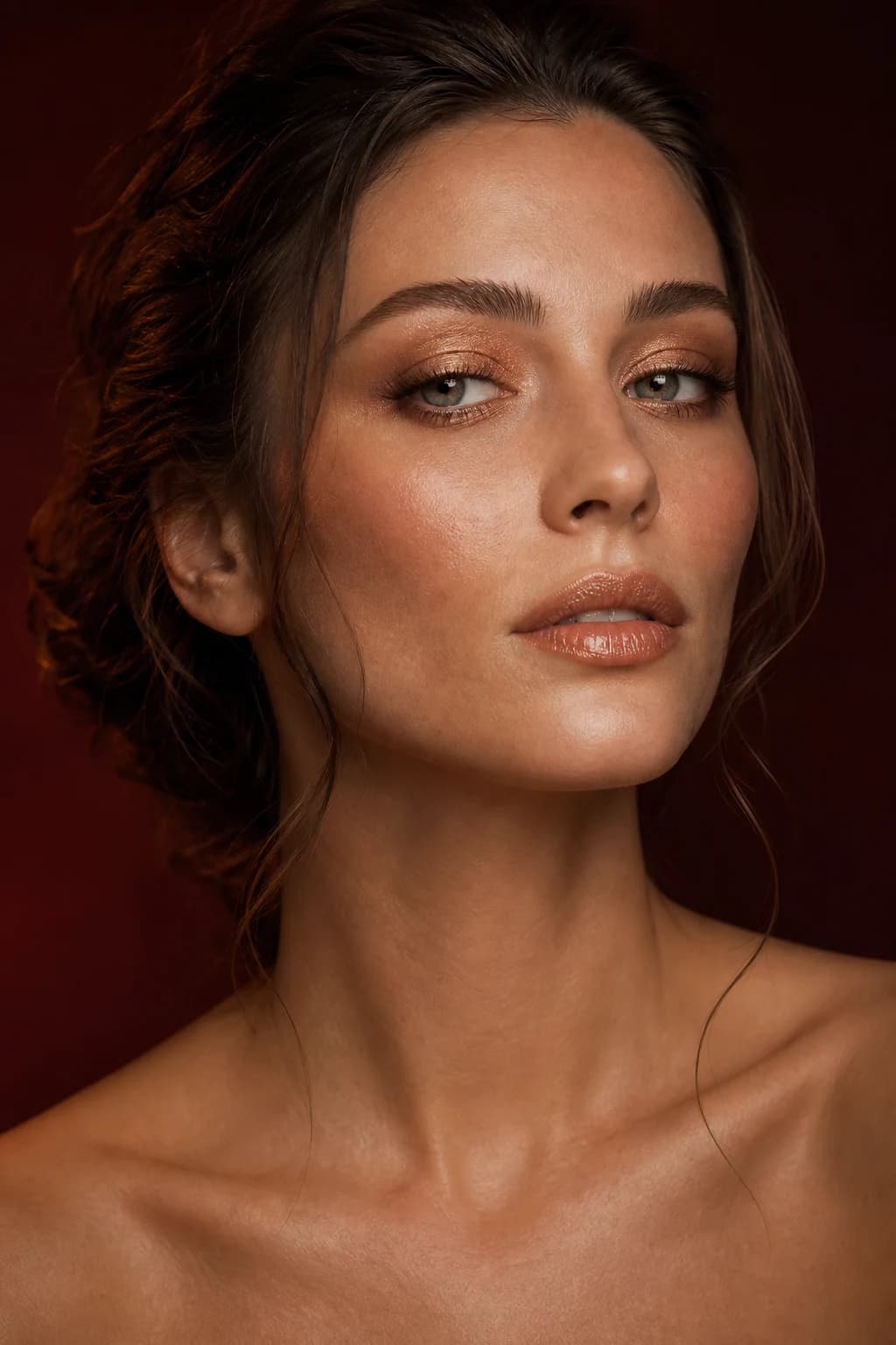 Direction de maquillage bronze sélectionnée à partir d’une collection d’inspiration beauté