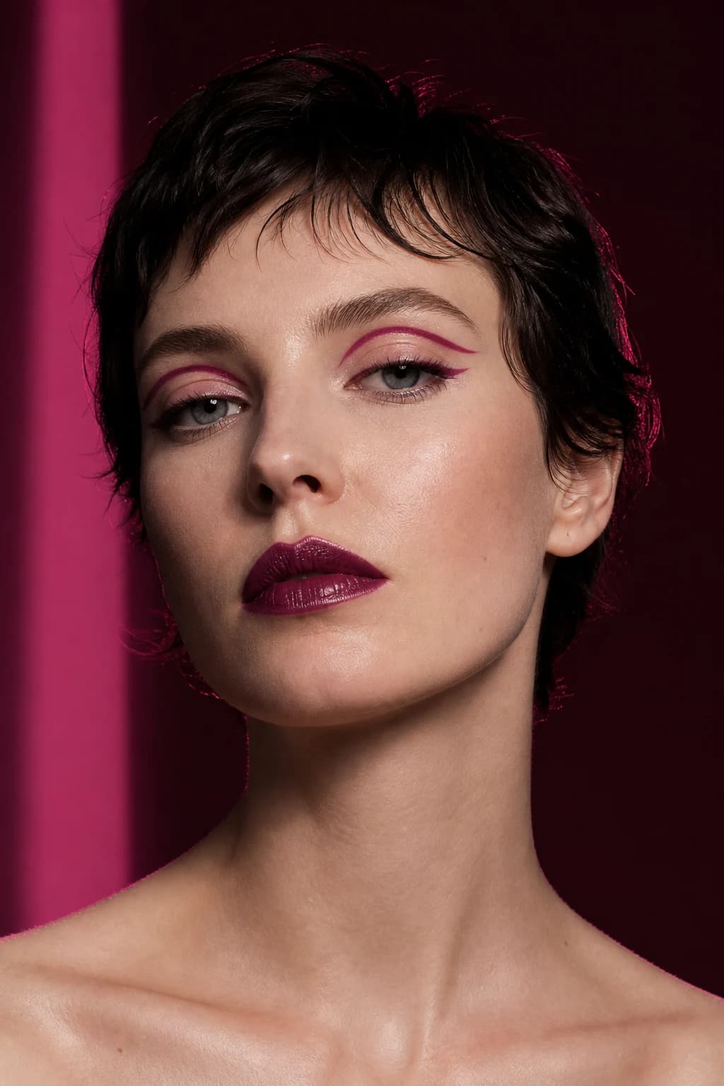 Expressive makeup shortlist direction